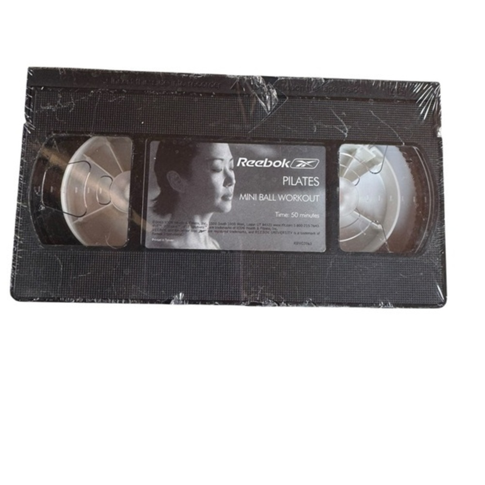 Reebok Pilates Exercise‎ Mini Ball 50 Minute Workout VHS Sealed Vintage C2003